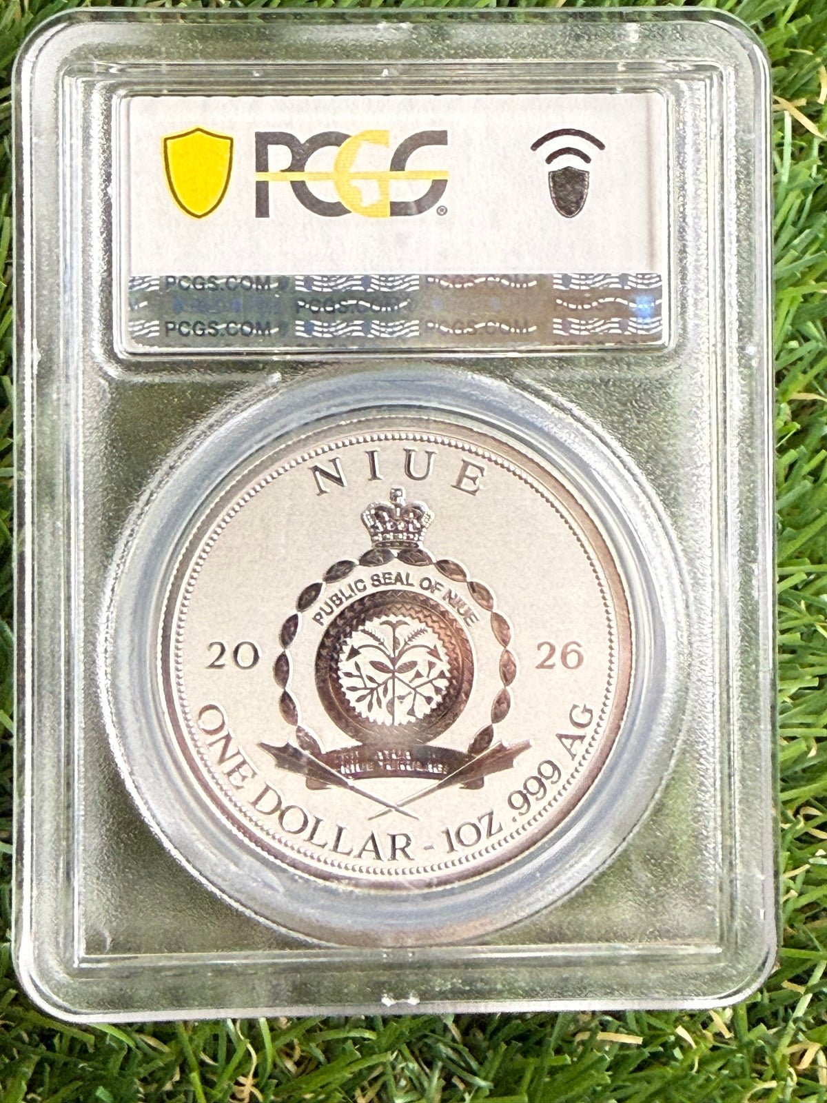 Niue Mermaid 2026 Teal Tail Colorised 1 OZ .999 Fine Silver PCGS PR70