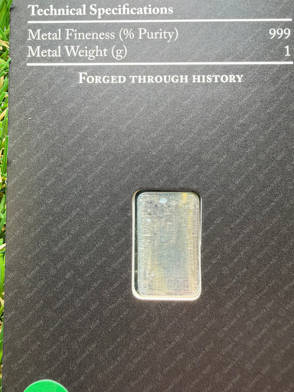 Wessex Mint 1g .999 Silver Libertad Bar - Pure Silver Bullion