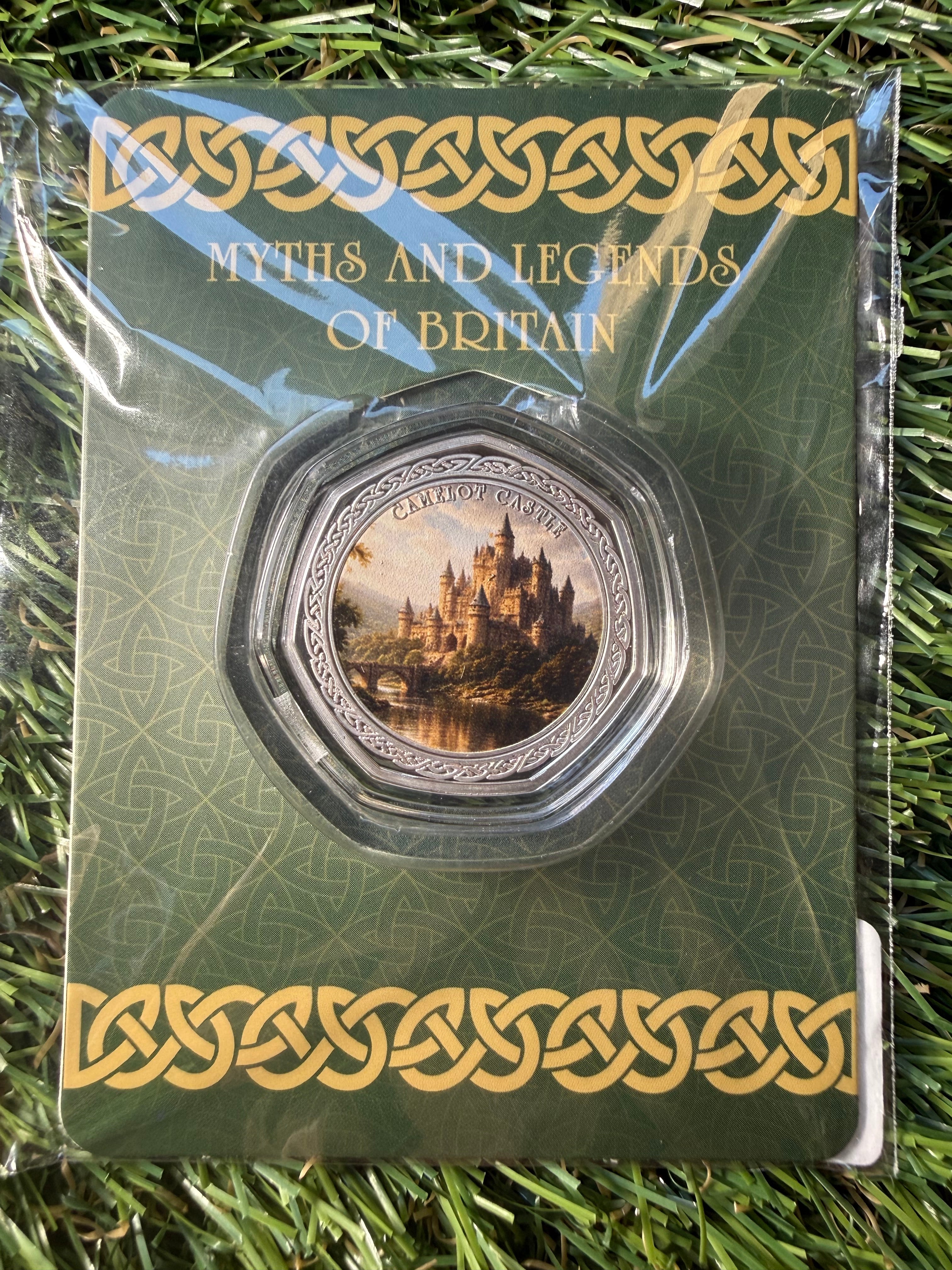 Myths and Legends of Britain 999 Silver Plated Coin Collection in presentation packs