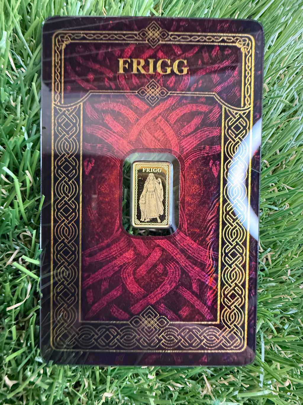 Germania Mint Frigg 1/100oz Proof Gold Bullion Bar 999.9 Fine Gold  5000 Mintage