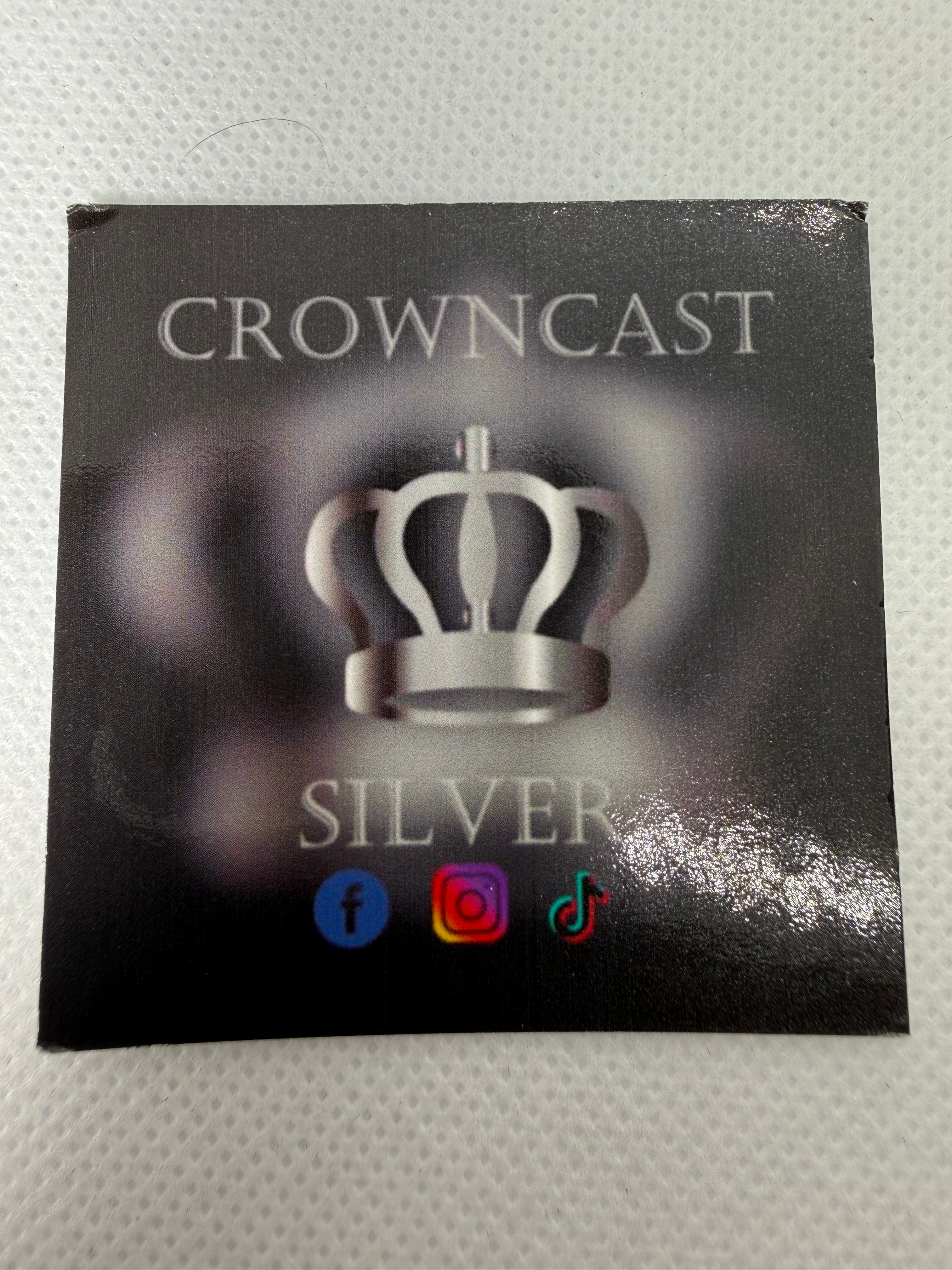The Brain by Crown Cast 10g Fine 999 Silver handmade in the UK in 2026 with COA