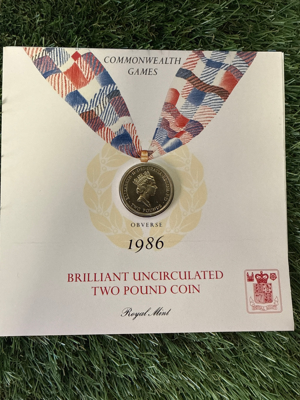 Commonwealth Games 1986 commemorative £2 coin in presentation pack