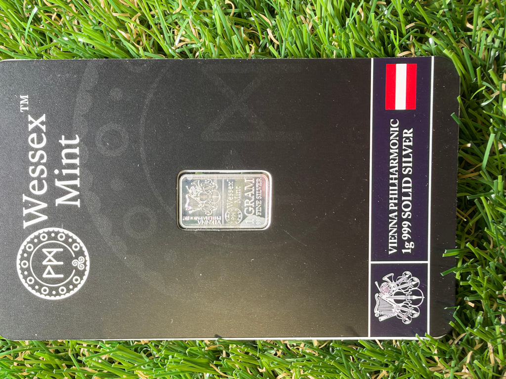Wessex Mint Vienna Philharmonic 1g Solid Silver Bullion Bar