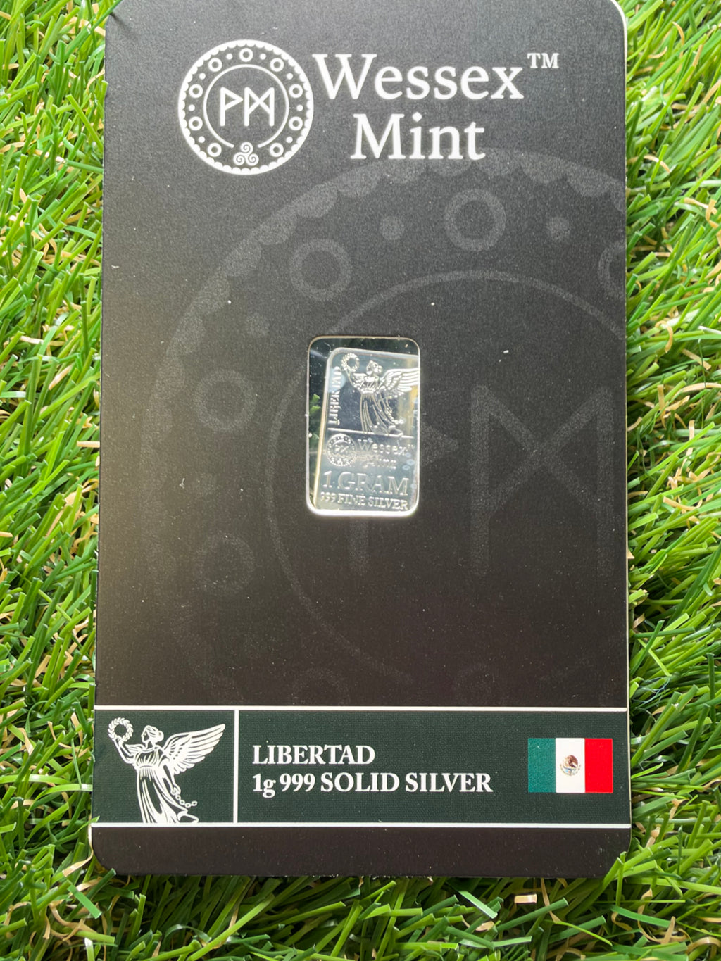 Wessex Mint 1g .999 Silver Libertad Bar - Pure Silver Bullion