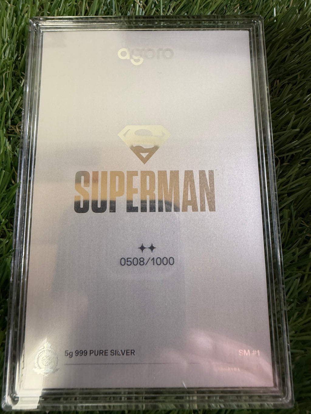 Agoro 2026 Superman Blind Box - Tier 2 508/1000 5 gram Silver Foil