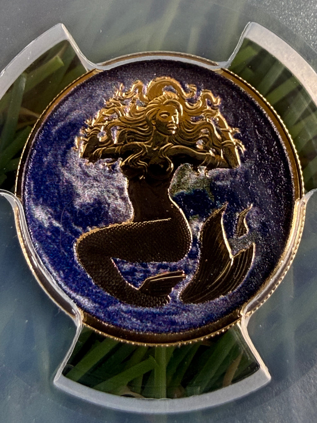 PCGS PR70 2 Gram 22kt Gold Mermaid - Earth Reflection Coin Niue 2026