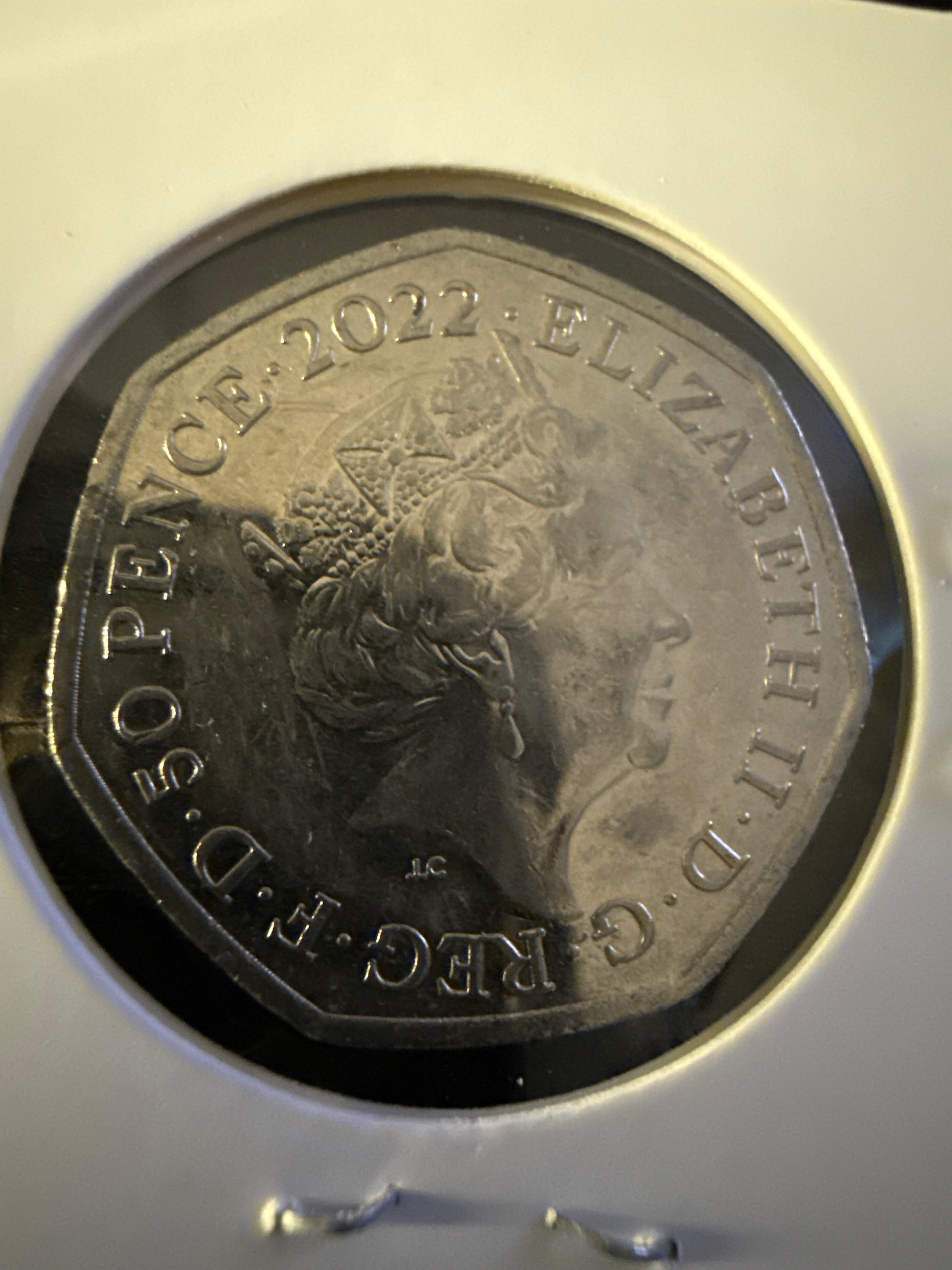 2022 - 50th anniversary of Pride - 50p Fifty Pence Coin - Commemorative - Rare - Circulated