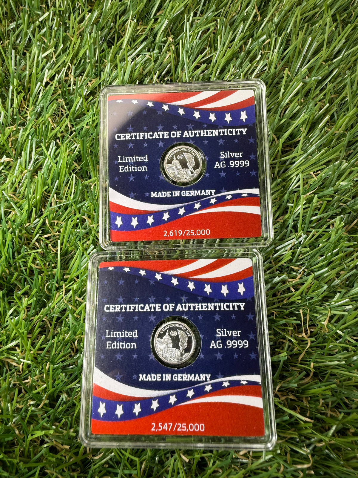 1 Gram .999 Fine Silver Samoa $1 Coin Limited Edition Independence Day - In Assay