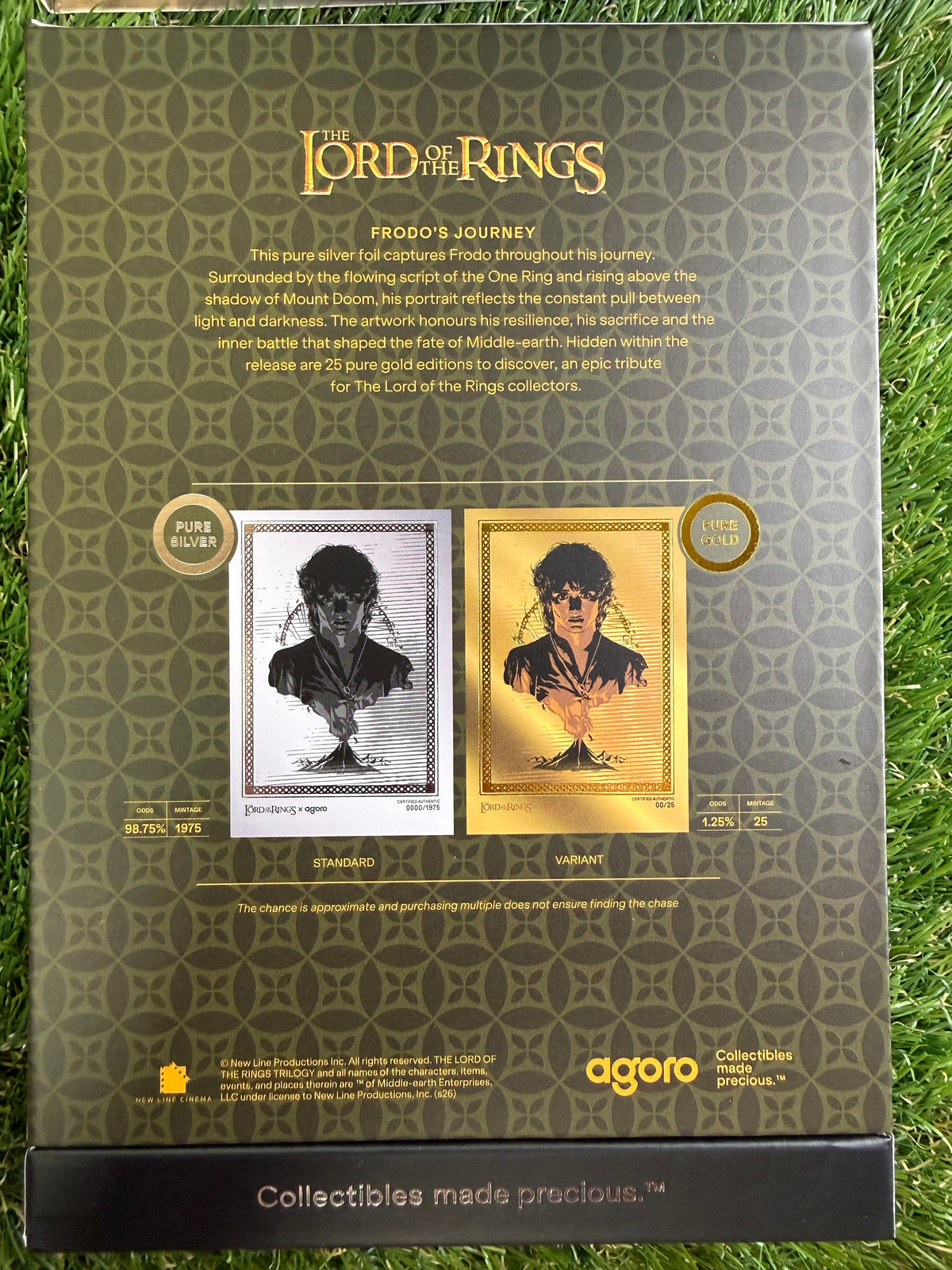2026 Agoro Lord of the Rings Frodo’s Journey SEALED Blind Box - 2000 Mintage