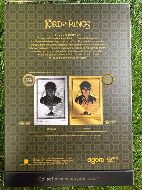 2026 Agoro Lord of the Rings Frodo’s Journey SEALED Blind Box - 2000 Mintage
