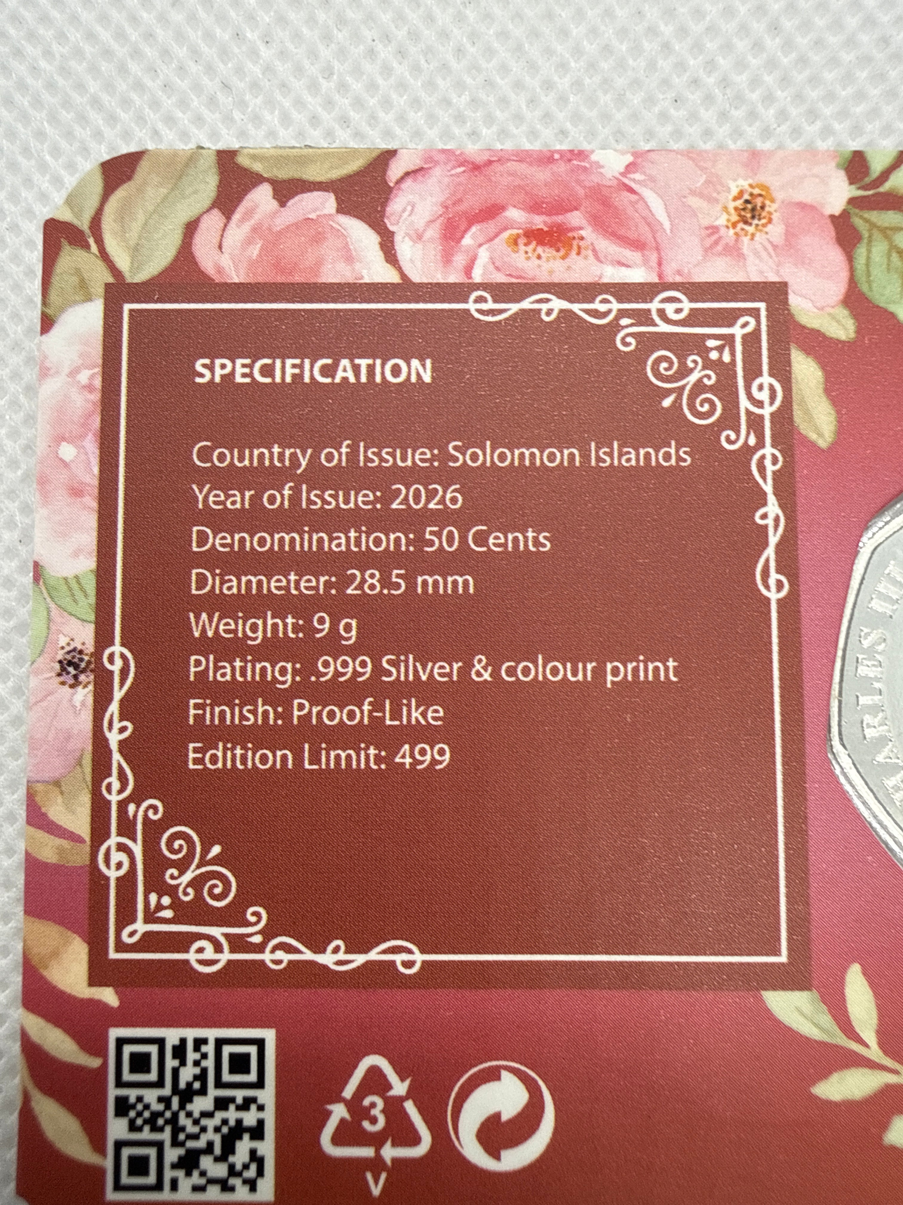 Jane Austin 250th Anniversary Coin 2026, Proof like 999 Silver Plated Coin