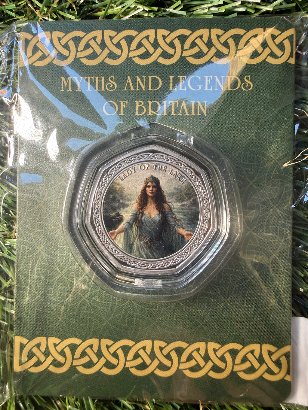 Myths and Legends of Britain 999 Silver Plated Coin Collection in presentation packs