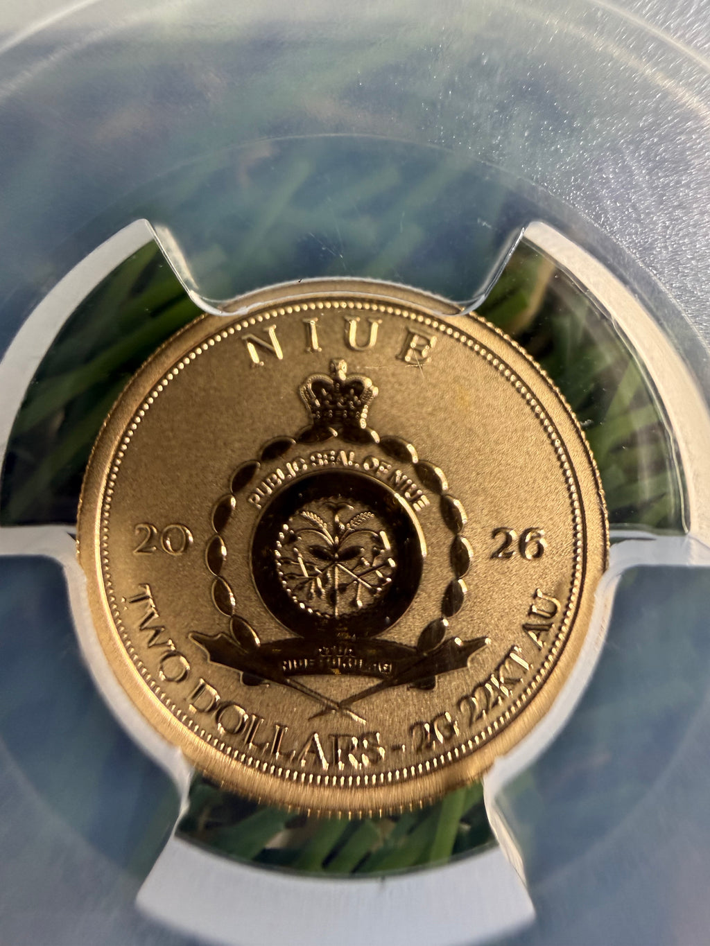 PCGS PR70 2 Gram 22kt Gold Mermaid - Earth Reflection Coin Niue 2026