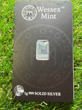 Wessex Mint 1g .999 Silver Libertad Bar - Pure Silver Bullion