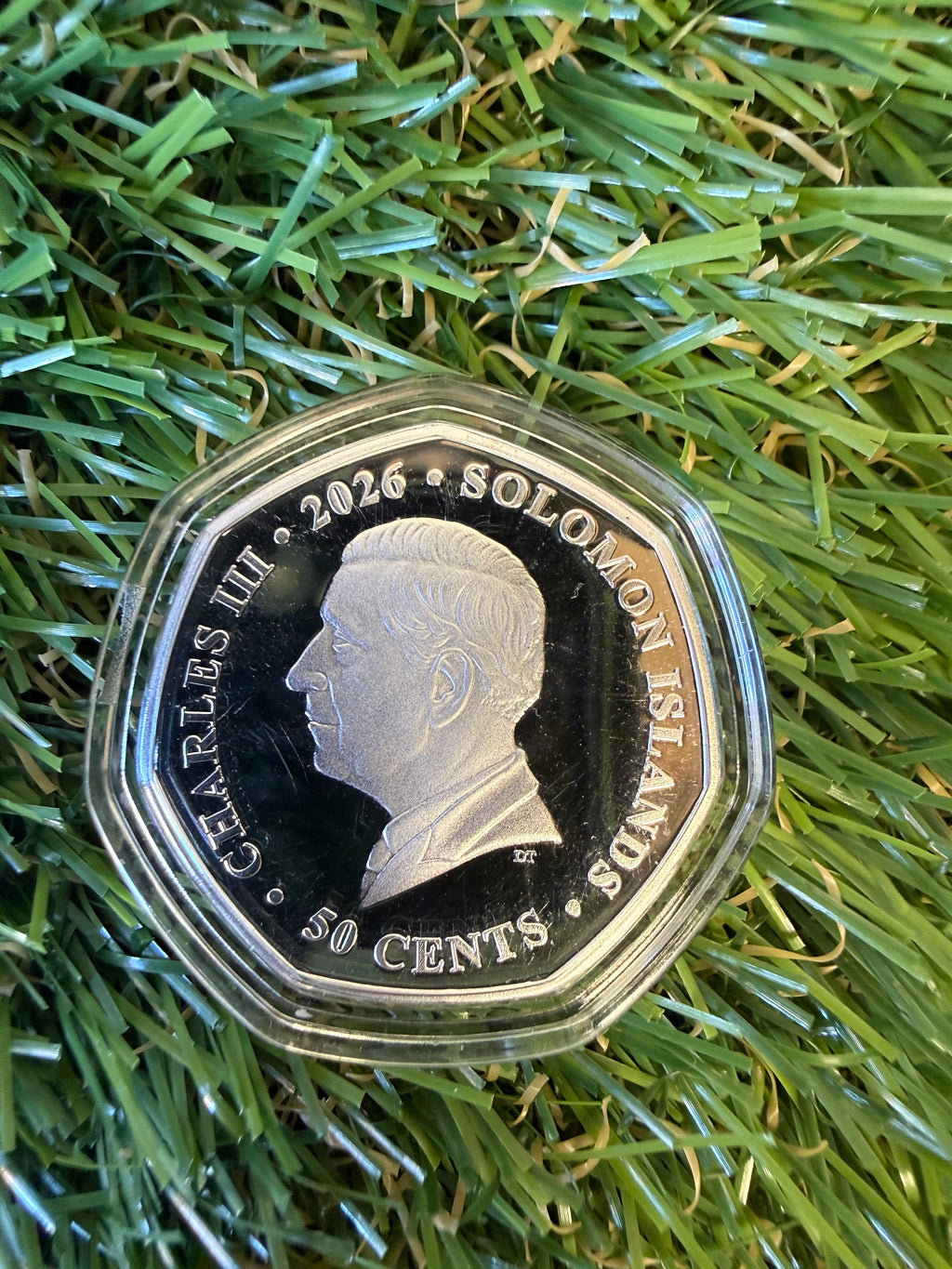 Monopoly Old Kent Road 50 Cent Silver Plated BU Coin in Capsule 2026.