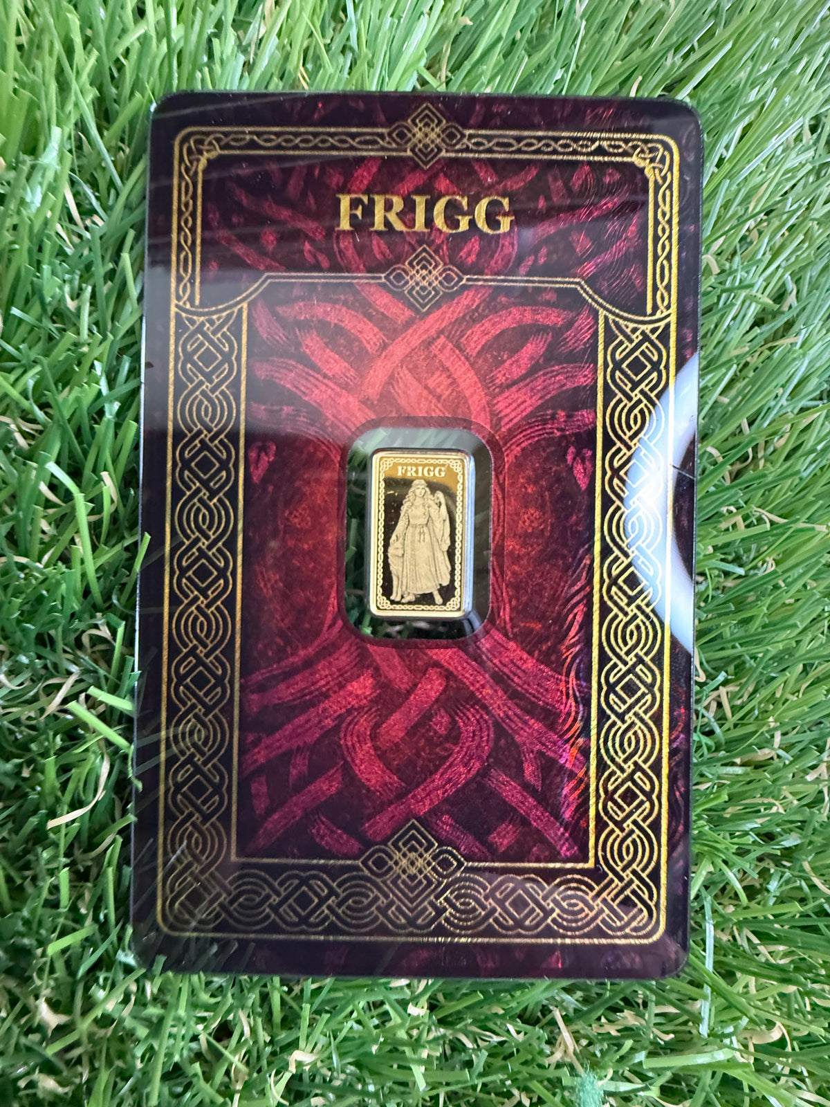 Germania Mint Frigg 1/100oz Proof Gold Bullion Bar 999.9 Fine Gold  5000 Mintage