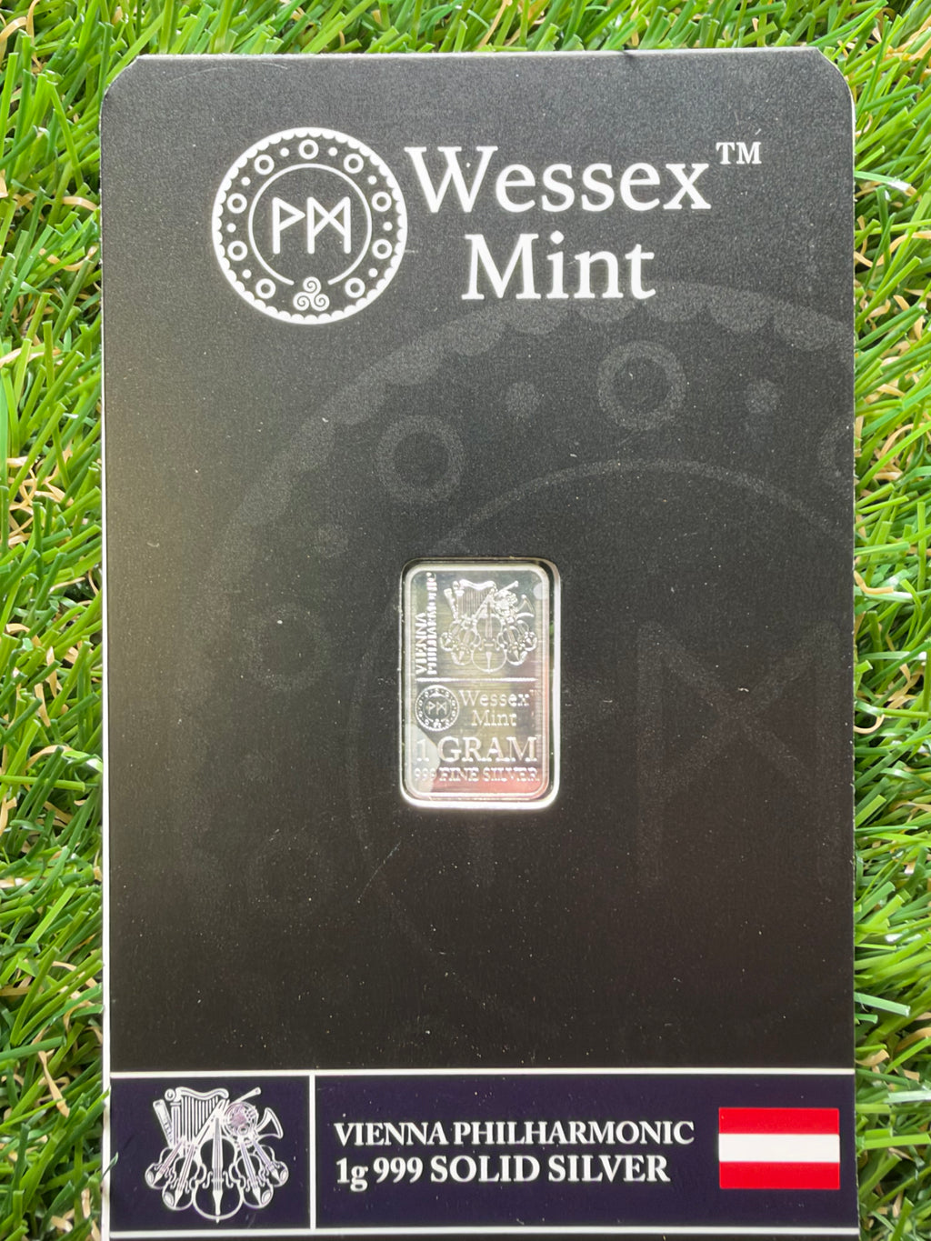 Wessex Mint Vienna Philharmonic 1g Solid Silver Bullion Bar