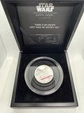 Star Wars Earth Vader 2oz Silver Coin In Collector Box Limited Edition COA 2017