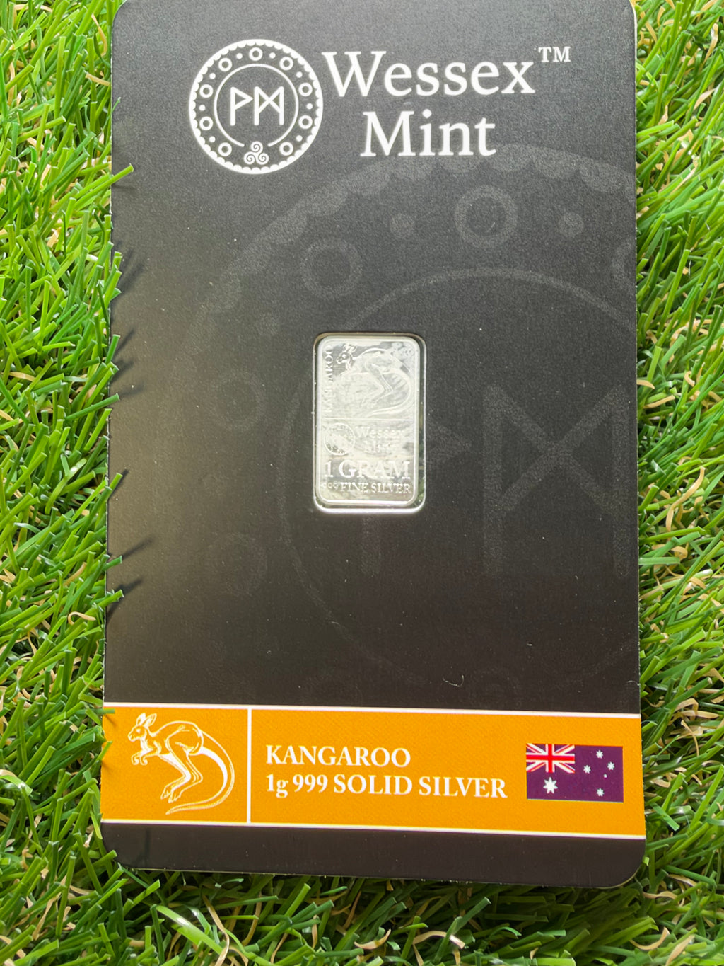 1g Wessex Mint Silver Bar In Assay Card Australian Kangaroo