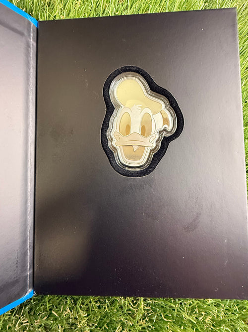 2026 Agoro Donald Duck Bar. 1/2 Troy Ounce.999 Pure Silver Collectable. LM 5000