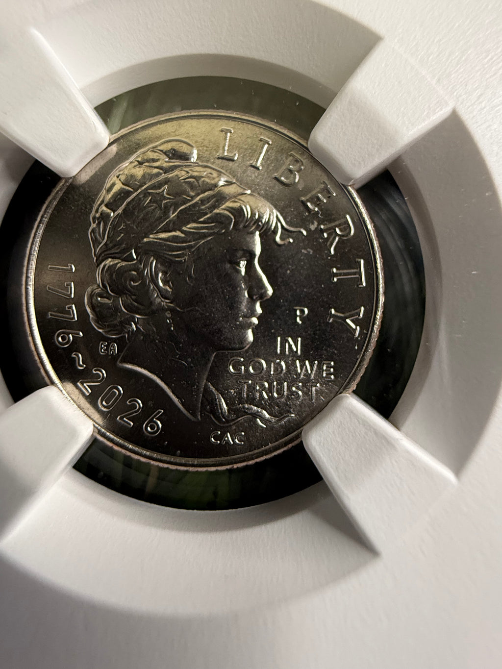 1776-2026 10c Emerging Liberty 250th Anniv NGC Gem UNC Dime