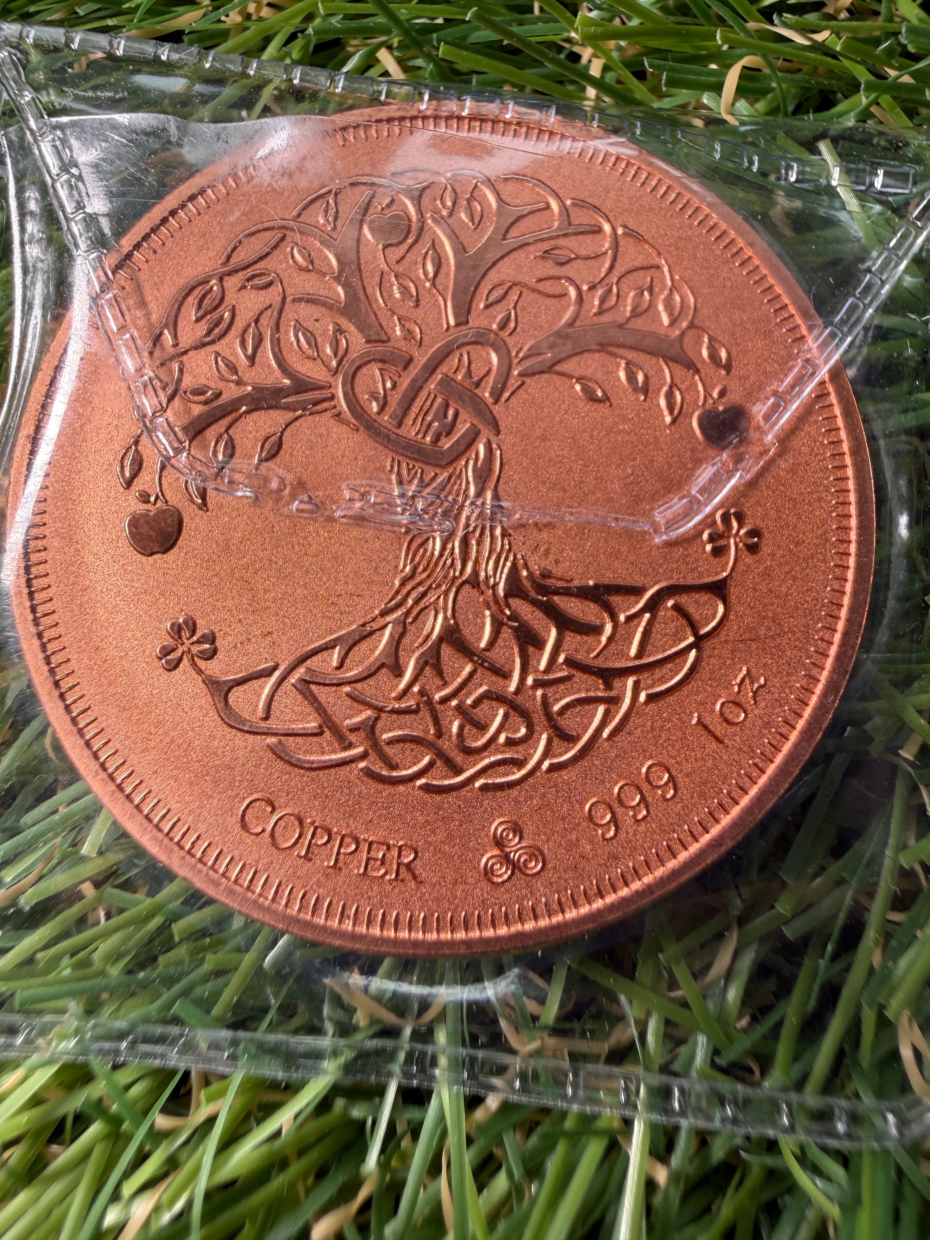 1 oz Copper rounds various designs and mints available