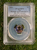 PCGS PR70 2 Gram 22kt Gold Mermaid - Earth Reflection Coin Niue 2026