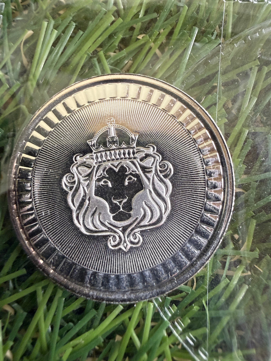 Scottsdale Mint Lion 1/2 Troy Oz fine .999 Silver Coin