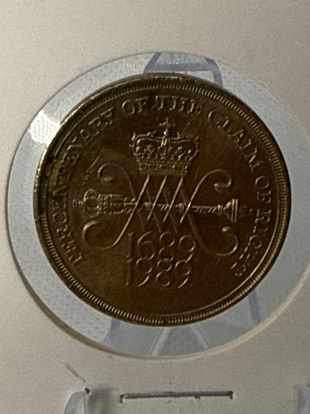 GB Two Pounds Coin 1989 Tercentenary of the Claim of Rights Scottish £2