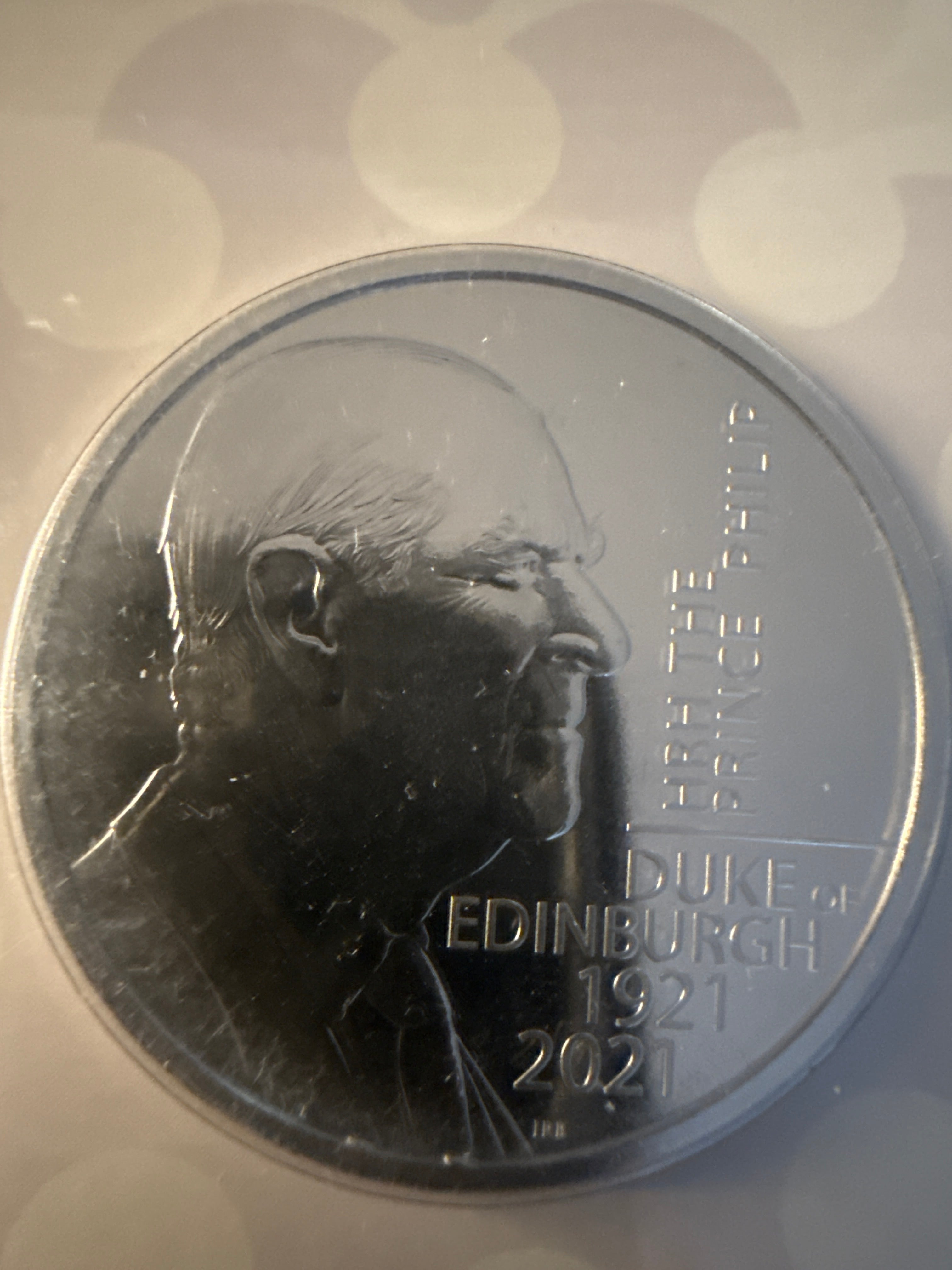 The Royal Mint - HRH the Prince Philip £5 2021 BU Coin