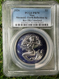 Niue Mermaid 2026 Earth Reflection 1 OZ .999 Fine Silver PCGS PR70