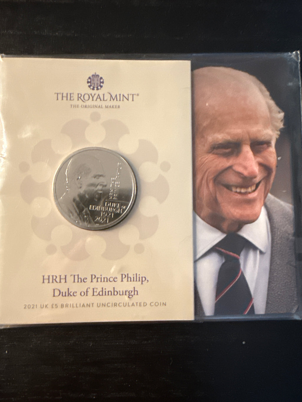 The Royal Mint - HRH the Prince Philip £5 2021 BU Coin