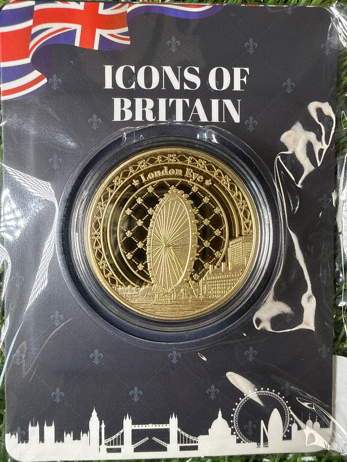 Icons of Britain Fine 24ct Gold Plated Coin Collection