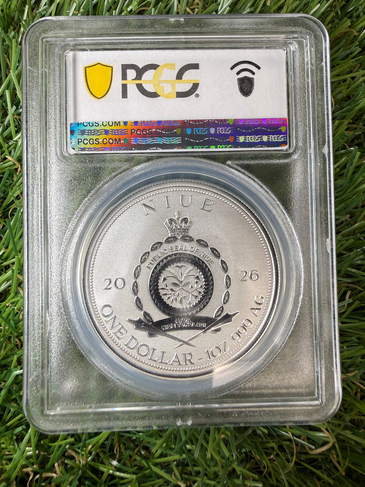 Niue Mermaid 2026 Baby Pink Hair 1 OZ .999 Fine Silver PCGS PR70