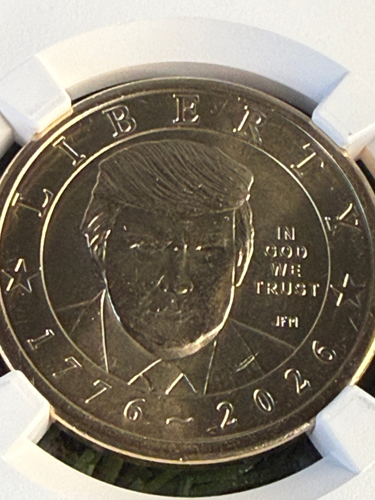 NGC MS65 1776-2026 $1 President Donald J. Trump Commemorative dollar