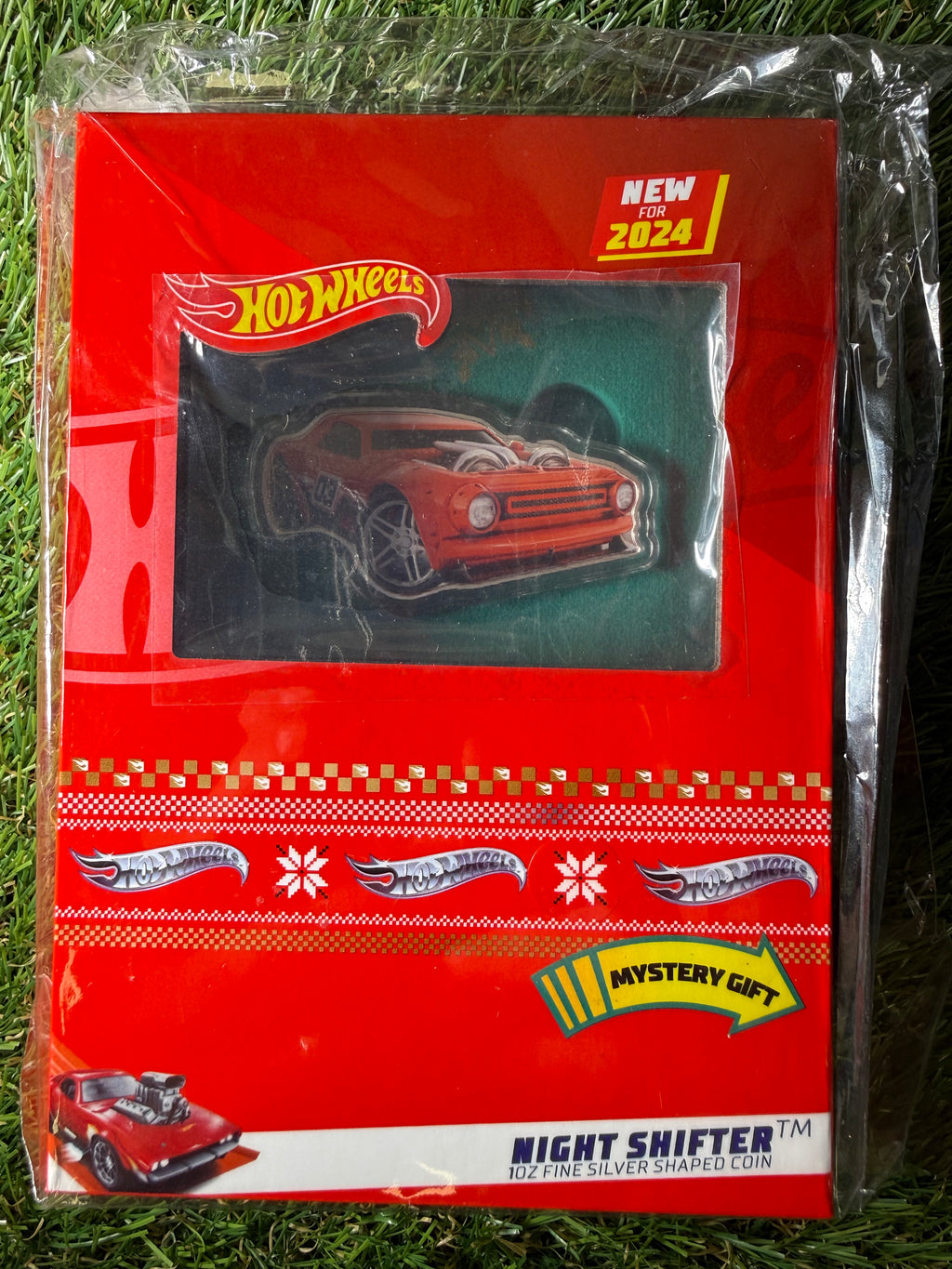 2024 PAMP Suisse Hot Wheels™ Holiday Night Shifter™ Mystery 1 oz Silver - Sealed