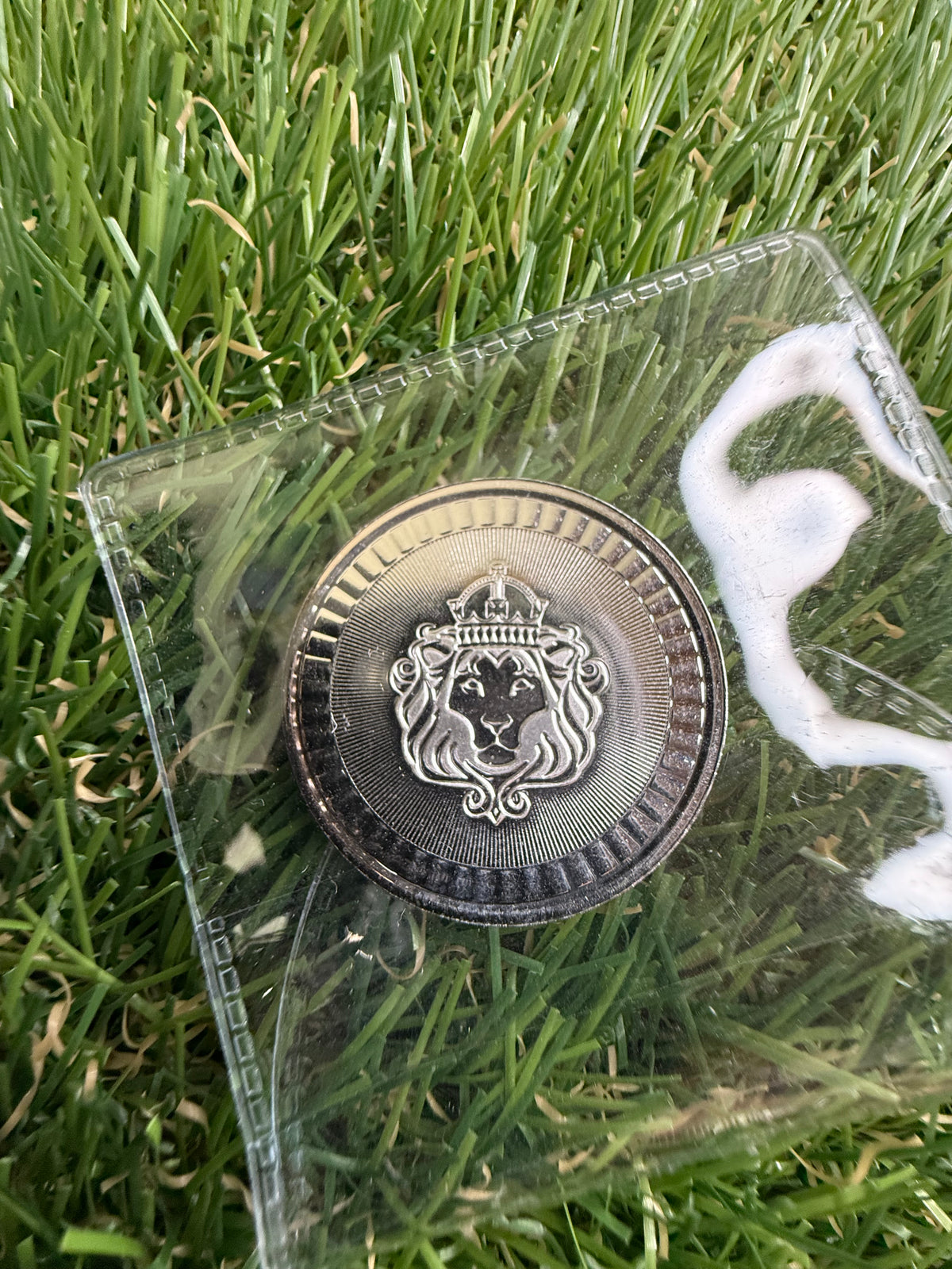 Scottsdale Mint Lion 1/2 Troy Oz fine .999 Silver Coin