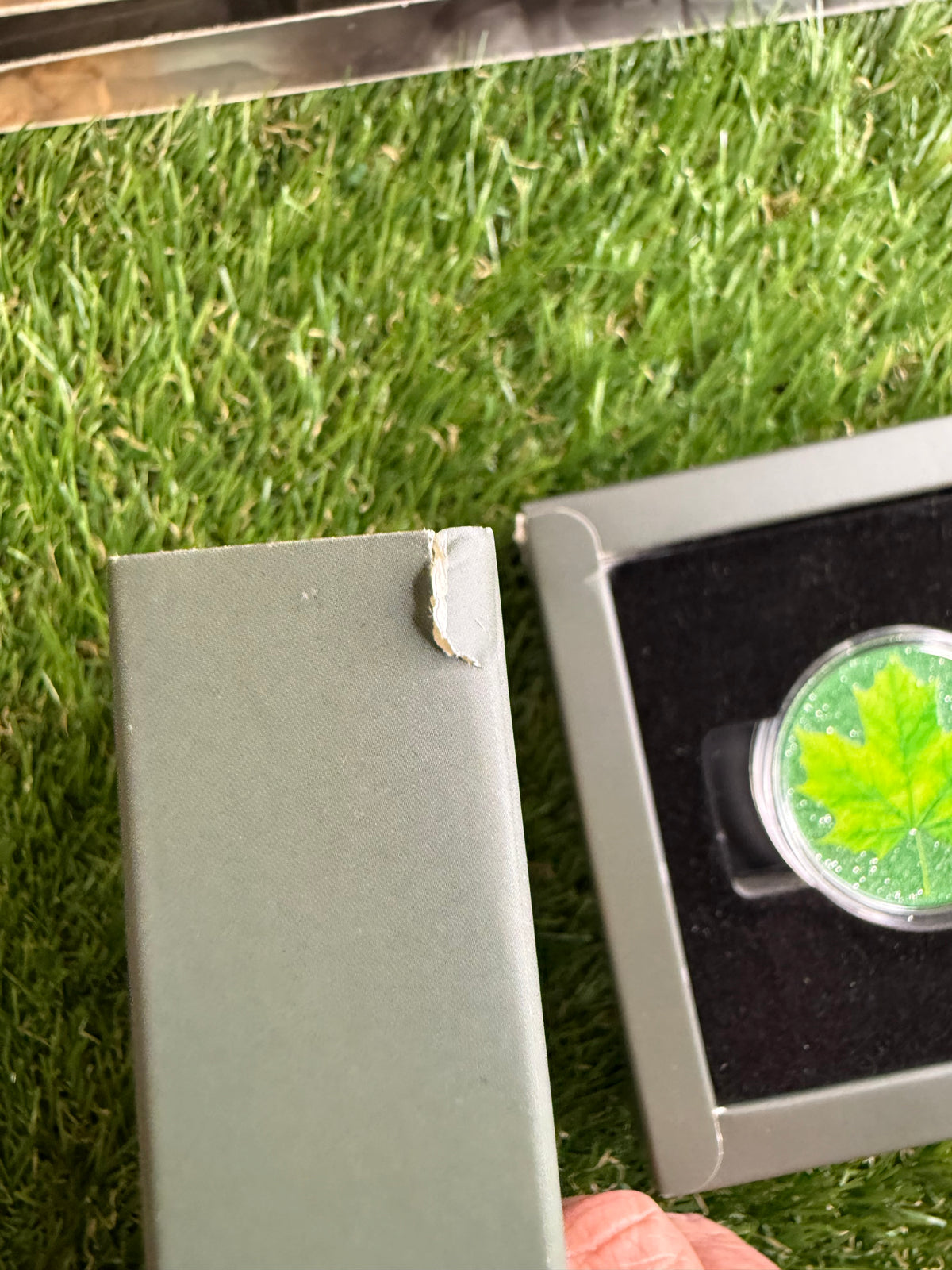 1oz .999 Copper Round Diamond Dust Maple Series Spring Maple - Mintage - 5,000