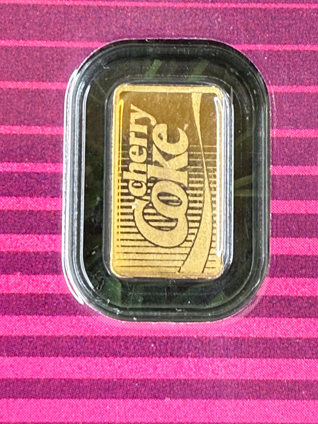 PAMP Suisse Coca Cola Cherry Coke 1 Gram Fine Gold Limited to 5000 worldwide
