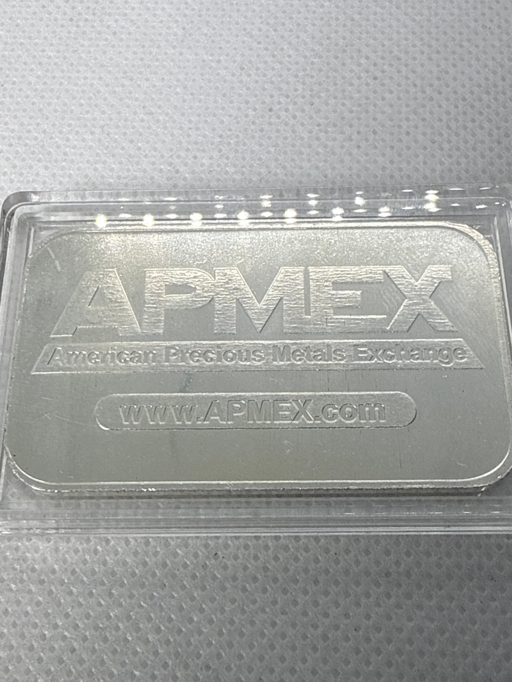 APMEX - 1 Troy Oz Fine 999 Silver Bar in Capsule