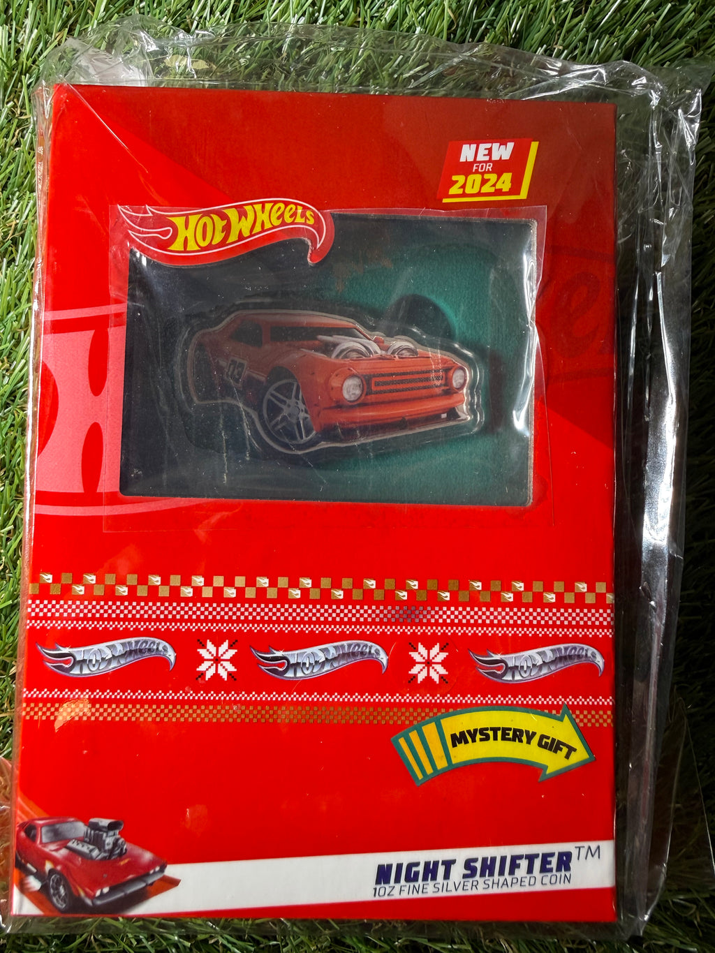 2024 PAMP Suisse Hot Wheels™ Holiday Night Shifter™ Mystery 1 oz Silver - Sealed