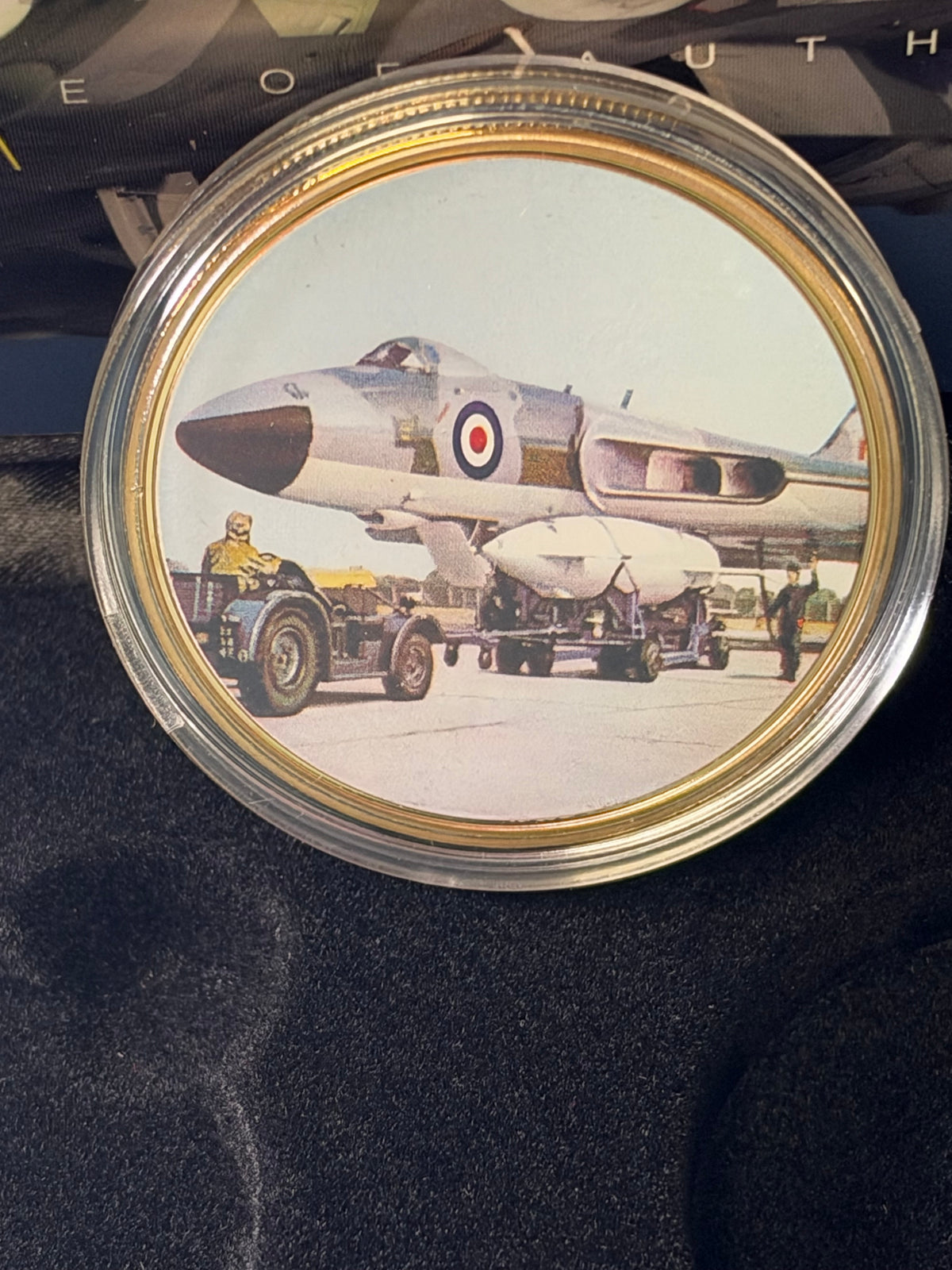 The Official Royal Air Force Avro Vulcan XH558 presentation Edition Set Coin