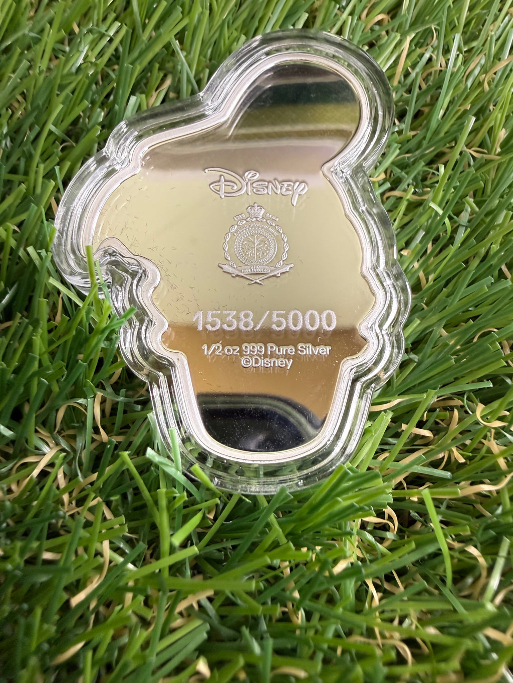 2026 Agoro Donald Duck Bar. 1/2 Troy Ounce.999 Pure Silver Collectable. LM 5000