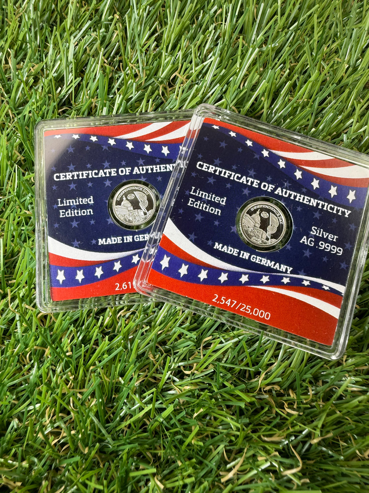 1 Gram .999 Fine Silver Samoa $1 Coin Limited Edition Independence Day - In Assay