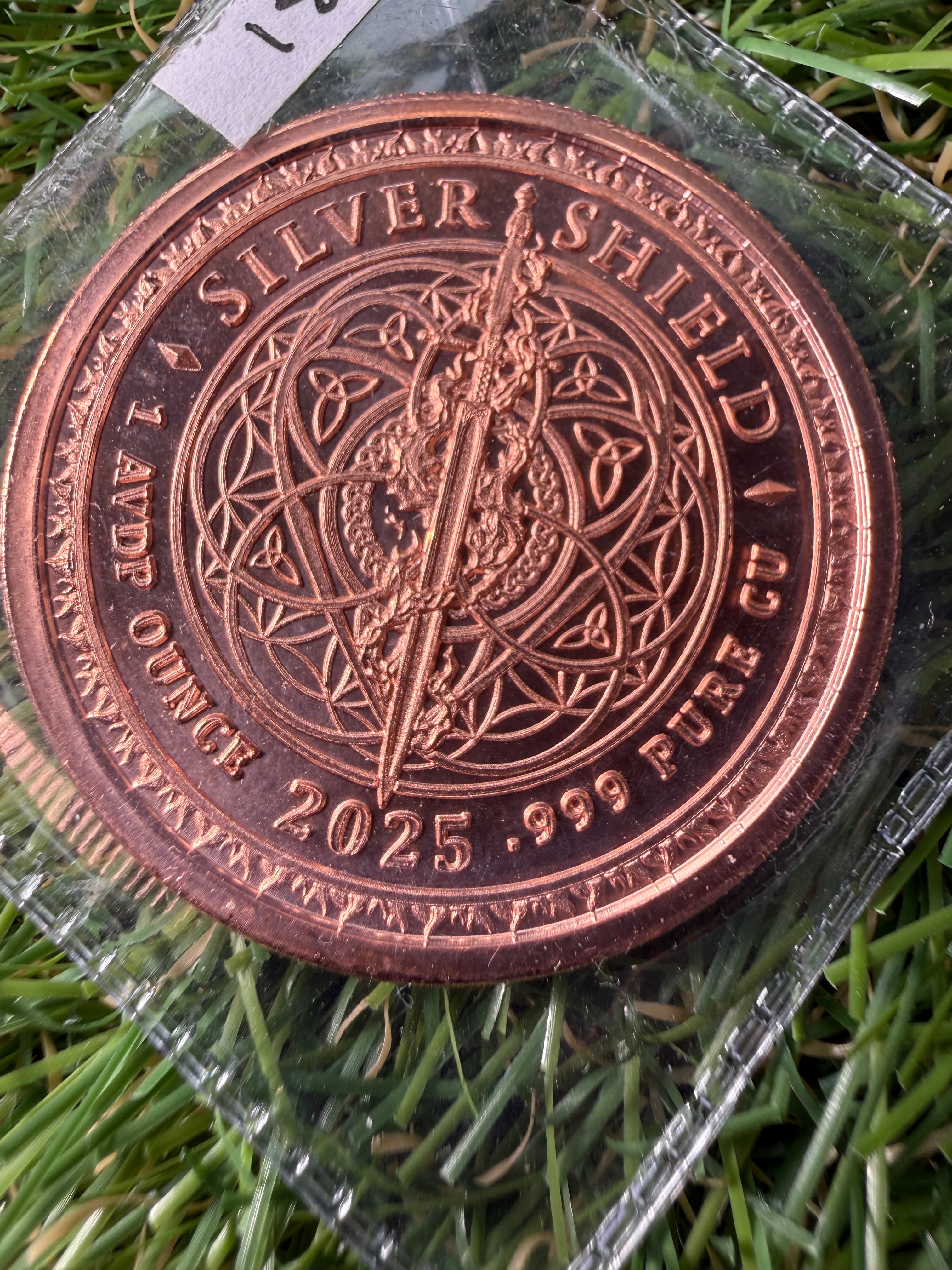 1 oz Copper rounds various designs and mints available