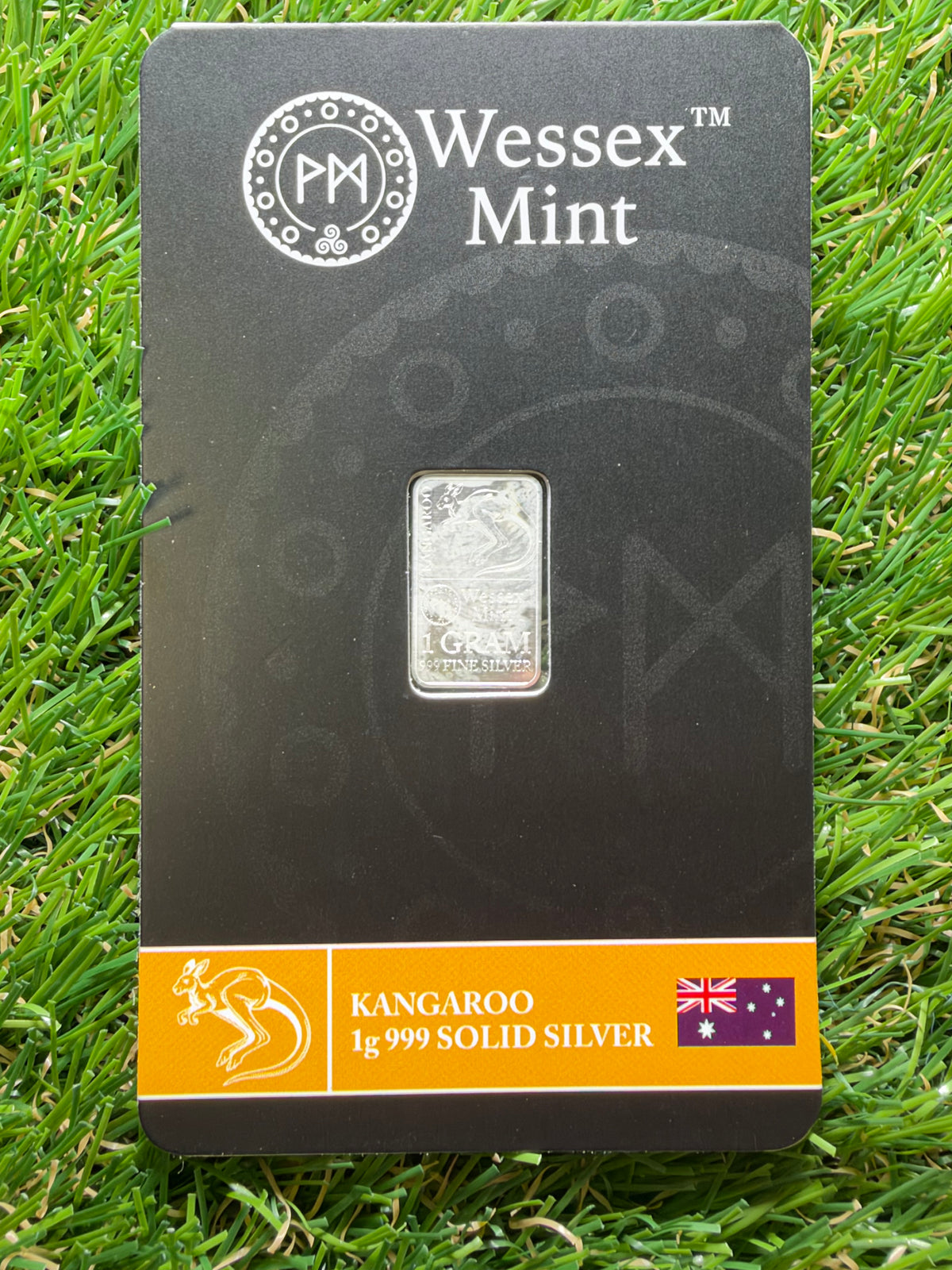 1g Wessex Mint Silver Bar In Assay Card Australian Kangaroo