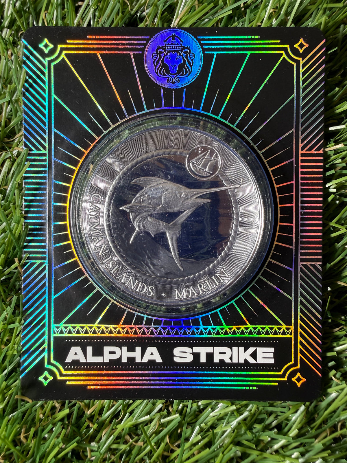 2025 Scottsdale Mint Cayman Islands Marlin 1 oz Silver Coin Alpha Strike™ in Certi-Lock case