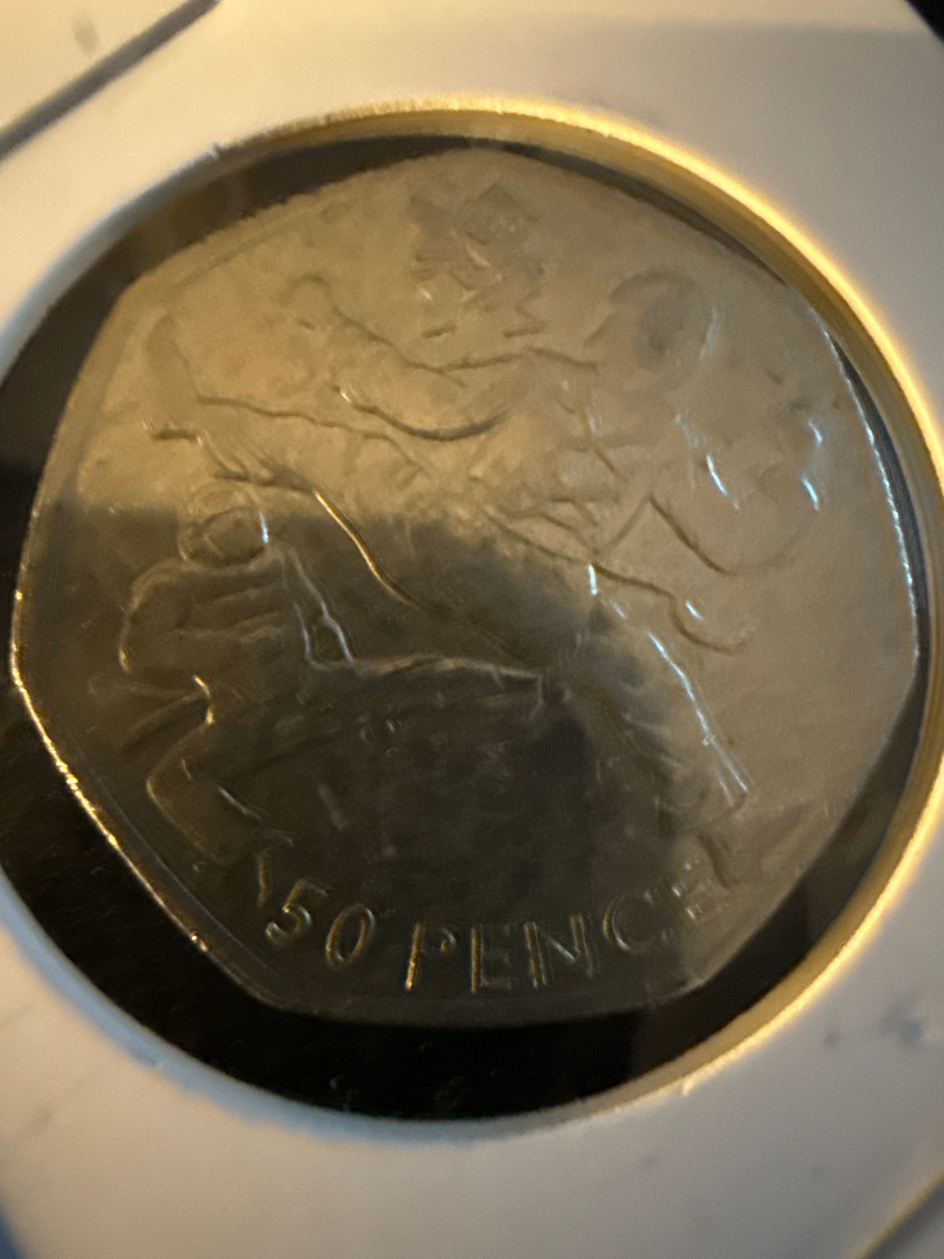 2011 Taekwondo 50p Fifty Pence Coin London Olympics 2012 Circulated