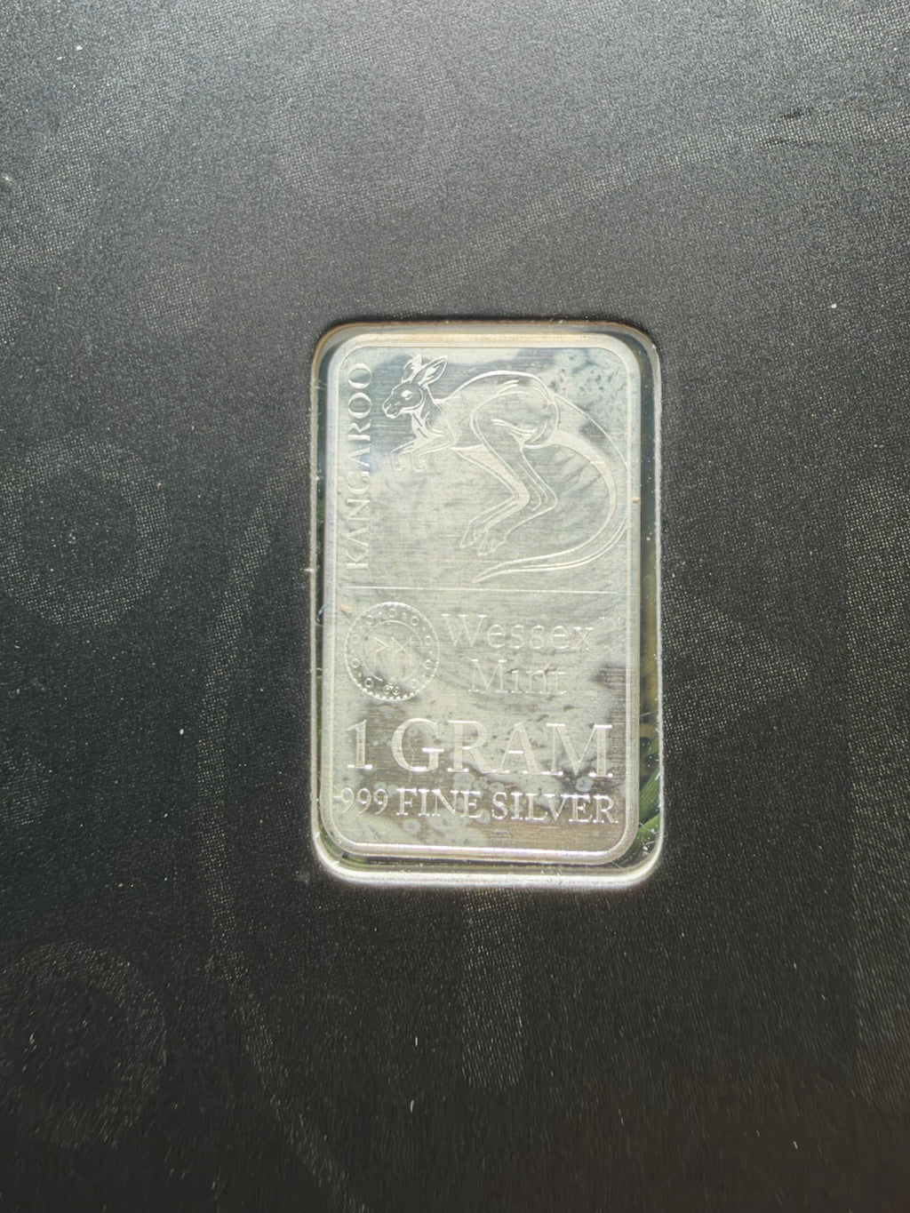 1g Wessex Mint Silver Bar In Assay Card Australian Kangaroo