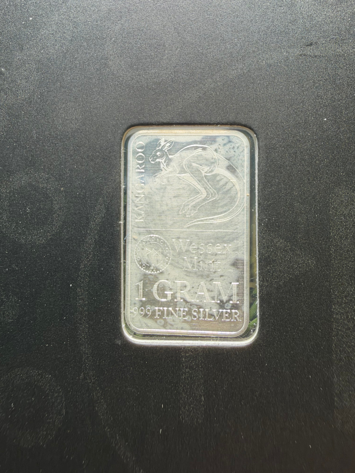 1g Wessex Mint Silver Bar In Assay Card Australian Kangaroo